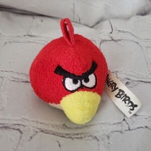 Angry Birds Red Cardinal Bird Plush 3-inch Finger Puppet Flinger 2011 Rovio